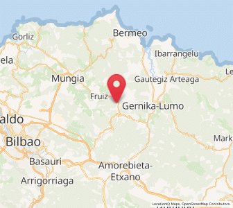Map of Meakaur, Basque Country