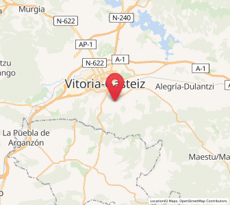 Map of Mendiola, Basque Country