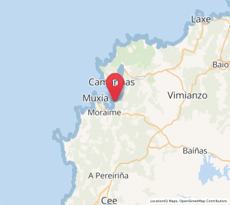 Map of Merejo, Galicia