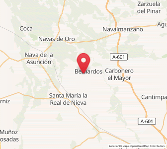 Map of Migueláñez, Castille and León