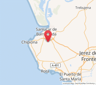 Map of Miraflores, Andalusia