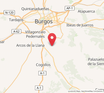 Map of Modúbar de la Emparedada, Castille and León