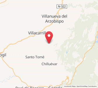 Map of Mogón, Andalusia