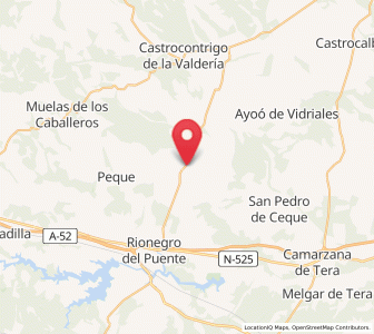 Map of Molezuelas de la Carballeda, Castille and León