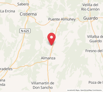 Map of Mondreganes, Castille and León