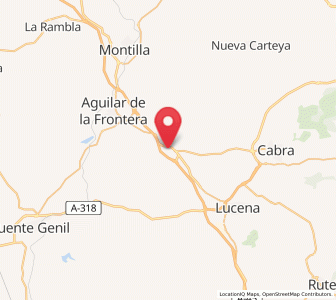 Map of Monturque, Andalusia