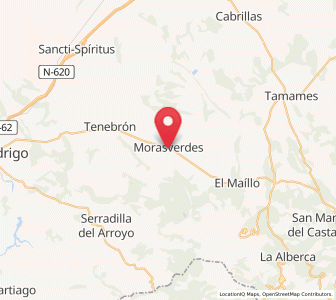 Map of Morasverdes, Castille and León