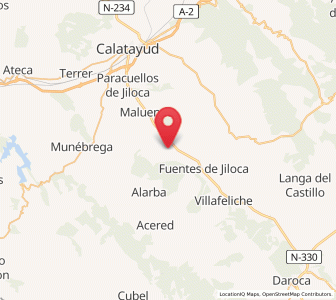 Map of Morata de Jiloca, Aragon