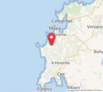 Map of Morquintián, Galicia