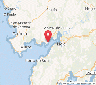 Map of Mosteiro, Galicia