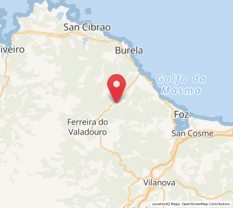 Map of Moucide, Galicia
