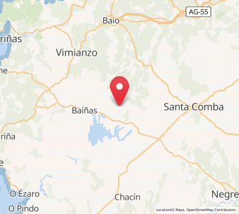 Map of Muiño, Galicia