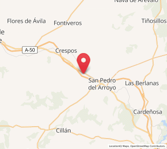 Map of Muñogrande, Castille and León