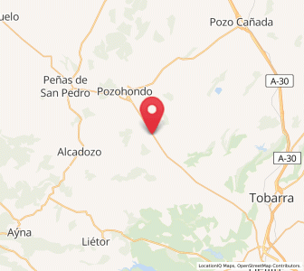 Map of Nava de Abajo, Castille-La Mancha