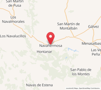 Map of Navahermosa, Castille-La Mancha