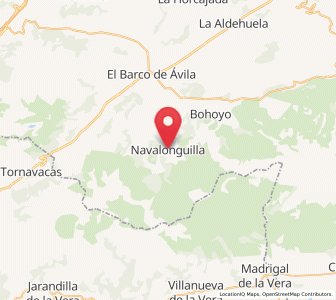 Map of Navalonguilla, Castille and León