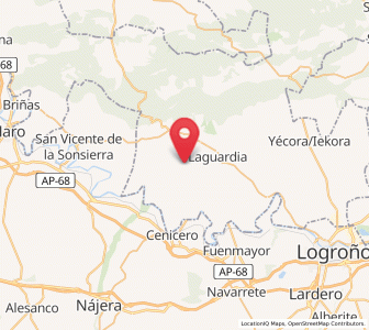 Map of Navaridas, Basque Country