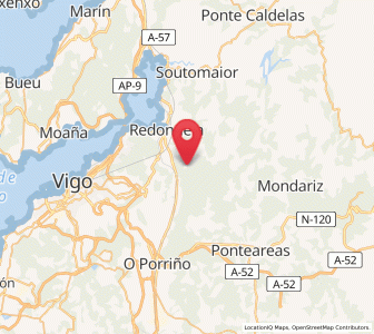 Map of Nespereira, Galicia