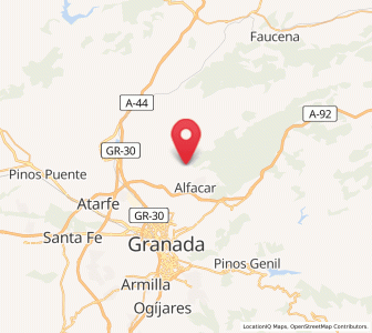 Map of Nívar, Andalusia