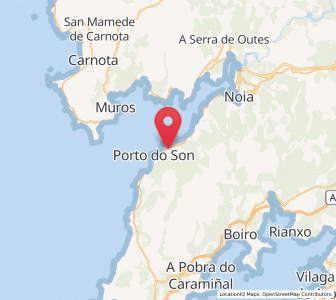 Map of Noal, Galicia