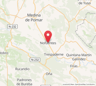 Map of Nofuentes, Castille and León