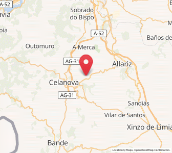 Map of O Prado, Galicia
