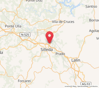 Map of Ocastro, Galicia