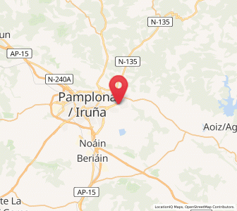 Map of Olatz Txipia, Navarre