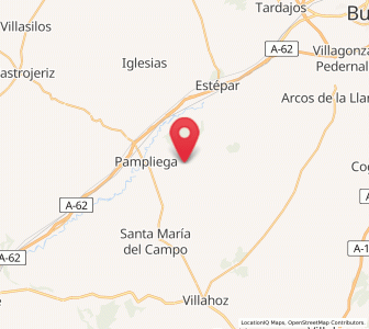 Map of Olmillos de Muñó, Castille and León