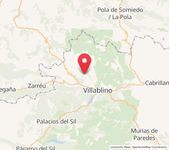 Map of Orallo, Castille and León