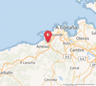 Map of Oseiro, Galicia
