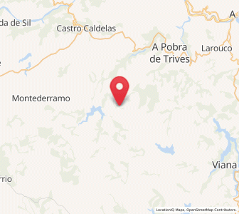 Map of Parafita, Galicia