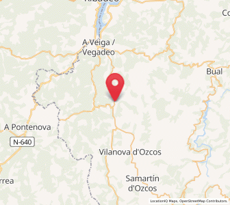Map of Paramíos, Asturias