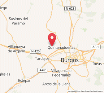 Map of Páramo del Arroyo, Castille and León