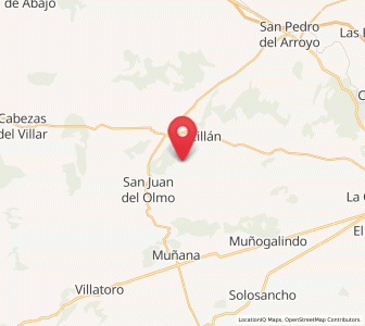 Map of Pasarilla del Rebollar, Castille and León