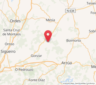 Map of Pastor, Galicia