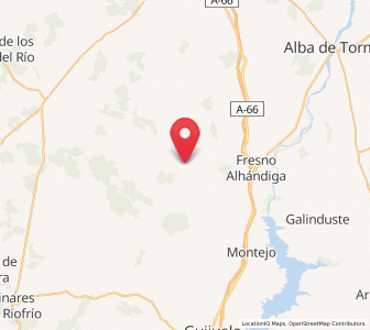 Map of Pedrosillo de los Aires, Castille and León