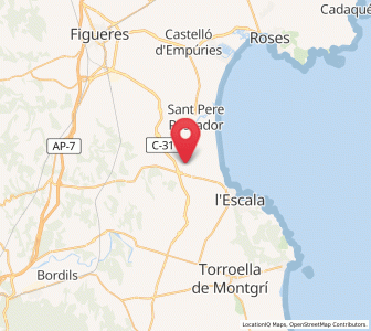 Map of Pelacalç, Catalonia