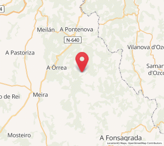 Map of Pena de Cabras, Galicia