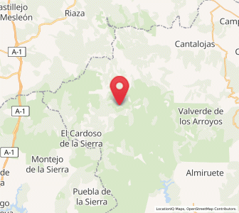 Map of Peñalba de la Sierra, Castille-La Mancha
