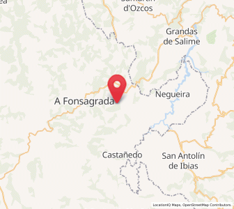 Map of Penamayor, Galicia