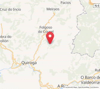 Map of Penasrubias, Galicia
