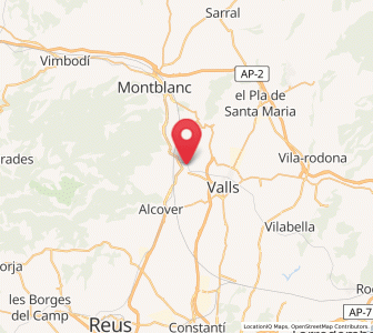 Map of Picamoíxons, Catalonia