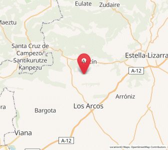 Map of Piedramillera, Navarre