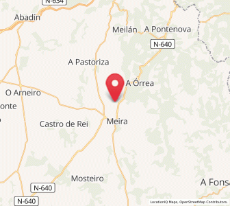 Map of Piñeiro, Galicia
