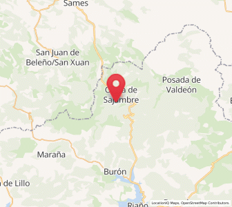 Map of Pío, Castille and León