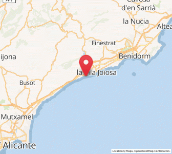 Map of Platja del Paradís, Valencia