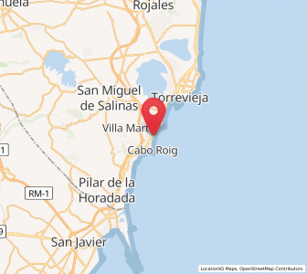 Map of Playa Flamenca, Valencia