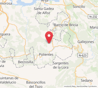 Map of Población de Abajo, Cantabria