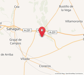 Map of Población de Arroyo, Castille and León